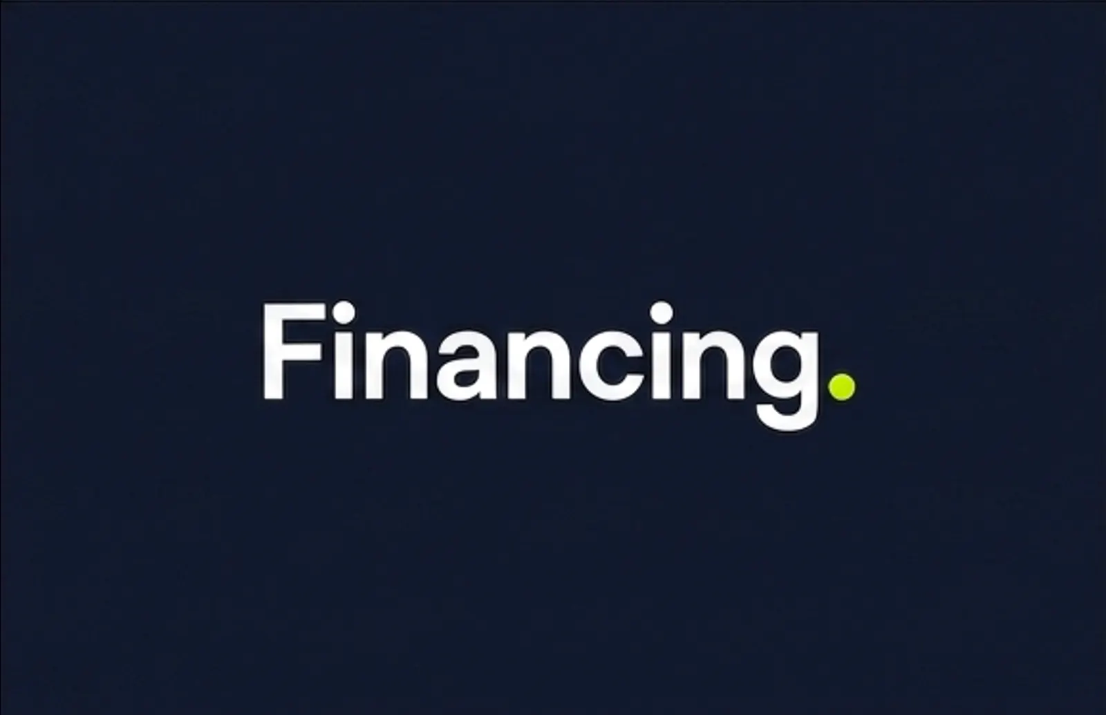 Financing cover artwork